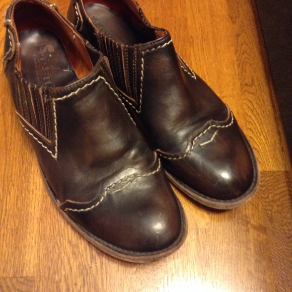 Bed Stu Shoes - Bed Stu Western Distressed Bootie